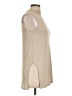 Bar III Tan Short Sleeve Turtleneck Size L - photo 4