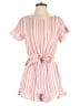 Ann Taylor LOFT Stripes Pink Romper Size XS - photo 1
