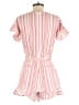 Ann Taylor LOFT Stripes Pink Romper Size XS - photo 2