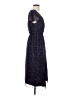 Benares 100% Polyester Polka Dots Blue Casual Dress Size S - photo 4