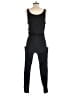 Eberjey 100% Cotton Solid Black Jumpsuit Size S - photo 2