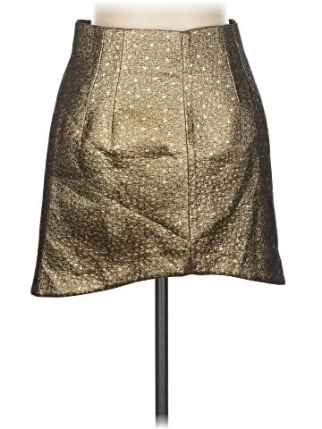 Zara Faux Leather Skirt (view 1)