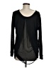 Bar III Black Long Sleeve Top Size M - photo 2