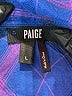 Paige 100% Rayon Plaid Blue Long Sleeve Button-Down Shirt Size L - photo 7