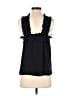 J.Crew 100% Polyester Black Tank Top Size 6 - photo 2