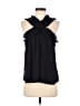 J.Crew 100% Polyester Black Tank Top Size 6 - photo 1