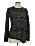 Aqua 100% Acrylic Metallic Black Pullover Sweater Size M - photo 1