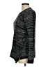 Aqua 100% Acrylic Metallic Black Pullover Sweater Size M - photo 5