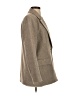 Zara 100% Polyester Gray Tan Coat Size S - photo 4