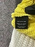 525 America 100% Cotton Color Block Yellow Pullover Sweater Size S - photo 7