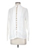 B.Loose 100% Cotton White Long Sleeve Blouse Size S - photo 1