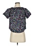 J.Crew 100% Cotton Polka Dots Black Short Sleeve Blouse Size 00 - photo 1