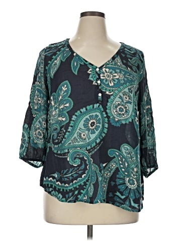 Unbranded 3/4 Sleeve Blouse (view 1)