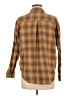 ABound 100% Cotton Plaid Brown Long Sleeve Button-Down Shirt Size M - photo 2