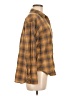 ABound 100% Cotton Plaid Brown Long Sleeve Button-Down Shirt Size M - photo 4