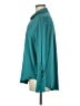 Finley 100% Polyester Teal Long Sleeve Blouse Size M - photo 5