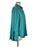 Finley 100% Polyester Teal Long Sleeve Blouse Size M - photo 4
