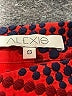 Alexis 100% Polyester Chevron-herringbone Red Casual Skirt Size S - photo 4