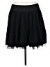 Loop 18 100% Polyester Solid Black Casual Skirt Size 17 - 19 - photo 1