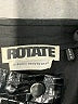 ROTATE 100% Polyurethane Metallic Black Casual Pants Size 4 - photo 7