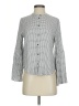 Madewell Houndstooth Gray Long Sleeve Blouse Size S - photo 1