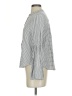 Madewell Houndstooth Gray Long Sleeve Blouse Size S - photo 5
