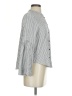 Madewell Houndstooth Gray Long Sleeve Blouse Size S - photo 4