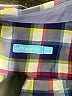 J. McLaughlin 100% Cotton Plaid Blue Long Sleeve Button-Down Shirt Size 4 - photo 3