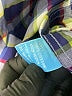 J. McLaughlin 100% Cotton Plaid Blue Long Sleeve Button-Down Shirt Size 4 - photo 4