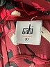 CAbi 100% Polyester Hearts Red Casual Skirt Size 10 - photo 4