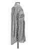 Porter Silver Long Sleeve Blouse Size S - photo 4