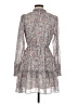 Lini 100% Polyester Paisley Gray Ivory Casual Dress Size M (estimated) - photo 2