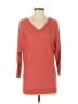 Focus 2000 100% Polyester Red 3/4 Sleeve Top Size S - photo 1