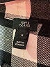 River Island Checkered-gingham Black 3/4 Sleeve Blouse Size 14 - photo 7