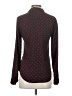 Assorted Brands 100% Polyester Polka Dots Burgundy Long Sleeve Blouse Size XS - photo 2