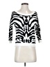 Express 100% Cotton Animal Print White Pullover Sweater Size XS - photo 1