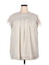 Forgotten Grace Ivory Short Sleeve Blouse Size 2X - photo 1