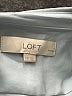 Ann Taylor LOFT 100% Polyester Blue Long Sleeve Blouse Size XS - photo 7