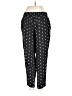 Ann Taylor LOFT 100% Viscose Polka Dots Black Casual Pants Size S - photo 2