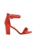 Allegra K Red Orange Sandals Size 8 1/2 - photo 1