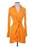 Zara Orange Cocktail Dress Size XS - photo 1