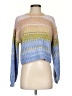 525 America 100% Acrylic Color Block Blue Pullover Sweater Size XS - photo 1