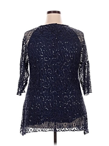 Brittany Black 3/4 Sleeve Blouse (view 2)
