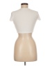 BEIGE BOTANY Ivory Short Sleeve Turtleneck Size M - photo 2