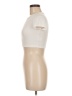 BEIGE BOTANY Ivory Short Sleeve Turtleneck Size M - photo 5