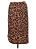 Tickled Teal Animal Print Brown Casual Skirt Size M - photo 2