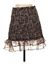 1.State 100% Polyester Floral Black Casual Skirt Size S - photo 1