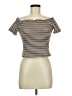 Shein Ivory Short Sleeve Turtleneck Size 6 - photo 1