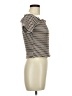 Shein Ivory Short Sleeve Turtleneck Size 6 - photo 4
