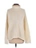 Eileen Fisher Solid Ivory Turtleneck Sweater Size XXS - photo 1
